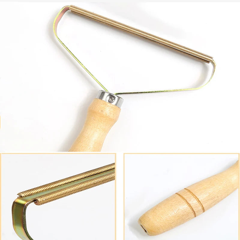 PAWSTRIP Portable Lint Remover Pet Hair Brush Manual Roller Sofa Clothes Fabric Fuzz Shaver Tool