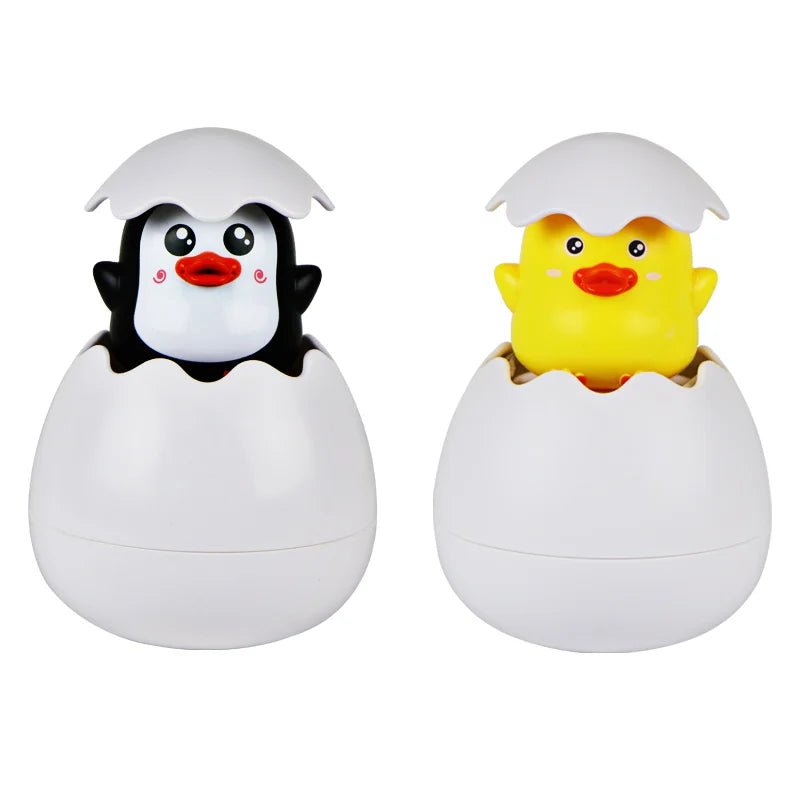 Baby Bathing Toy Water Spray Sprinkler Duck Penguin Egg Bath Shower Swimming Toy for Kids