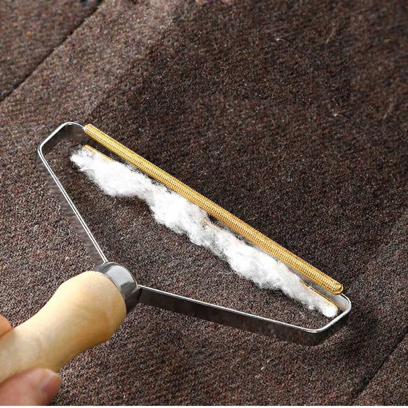 PAWSTRIP Portable Lint Remover Pet Hair Brush Manual Roller Sofa Clothes Fabric Fuzz Shaver Tool