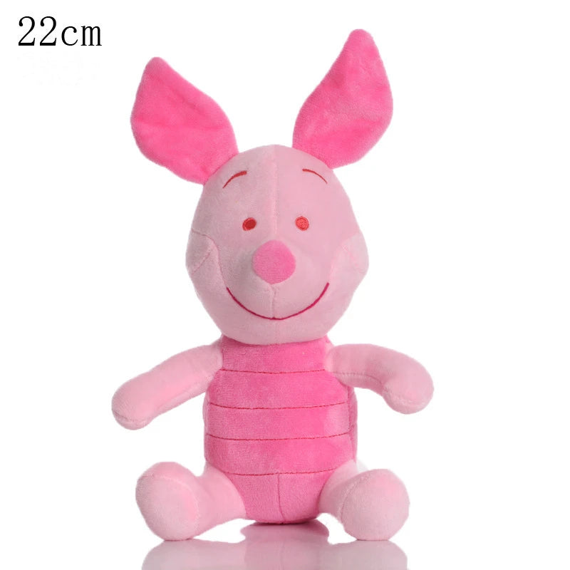 Cartoon Animation BEAR TIGER DONKEY PIGLET Plush Dolls 20cm Soft Stuffed Toy Comfortable for Kids