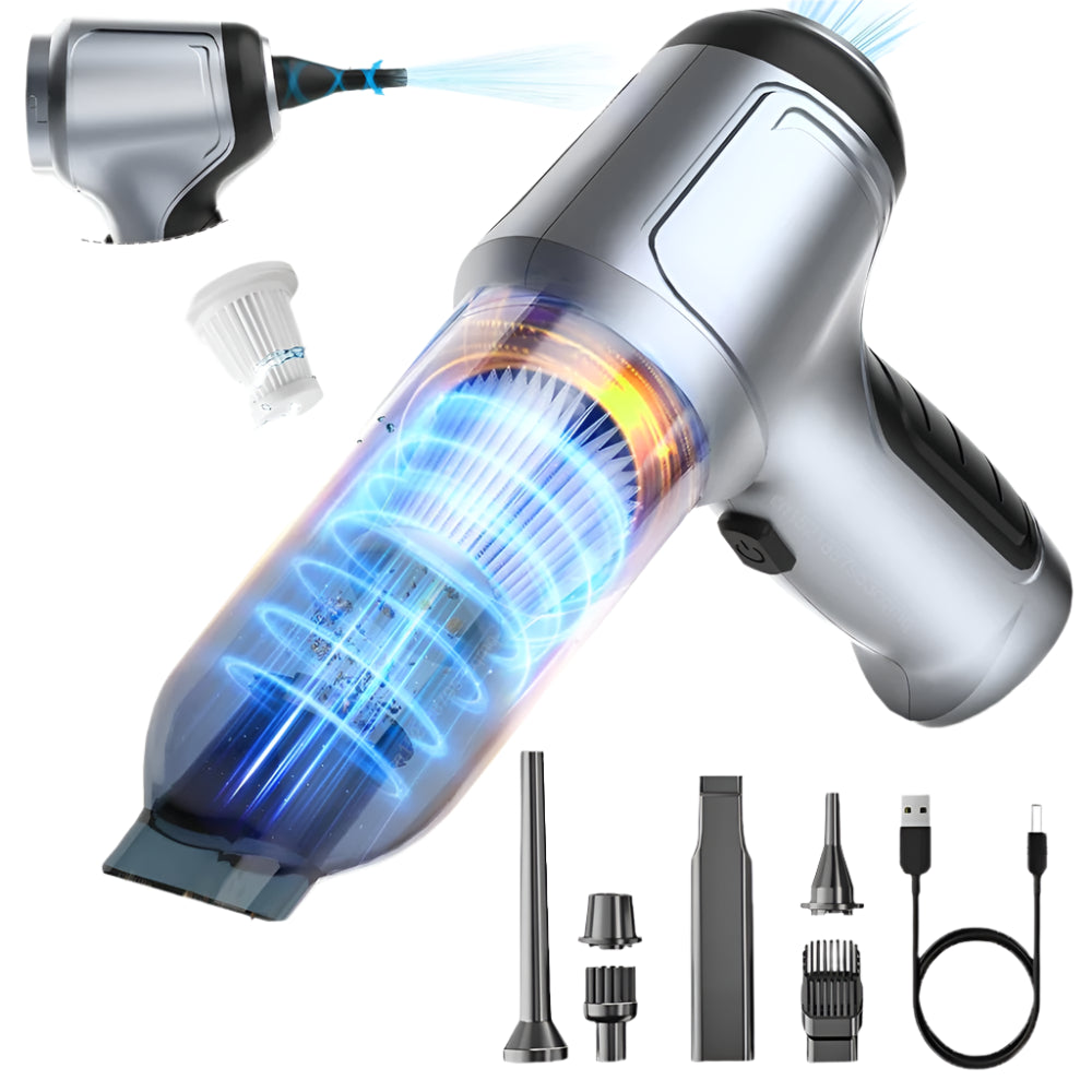 Wireless Car Vacuum Cleaner 95000Pa Strong Suction – Handheld Portable Mini Cleaner for Car & Home
