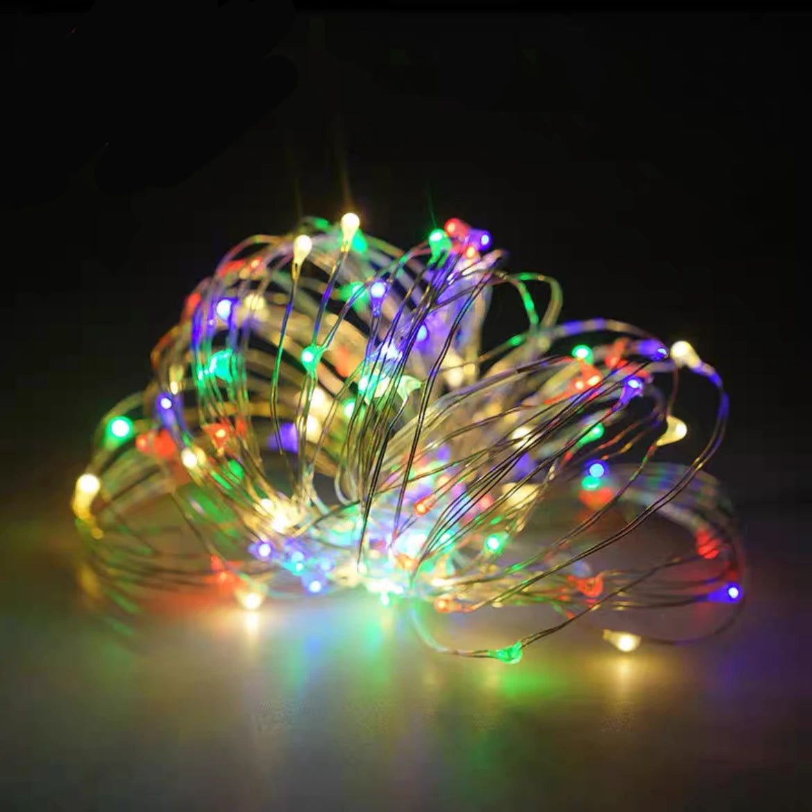 Battery-Powered Fairy Lights - Copper Wire String Lights for Weddings, Parties & Home Decor