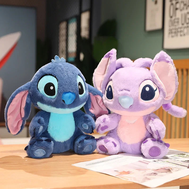 Soft Lilo and Stitch Plush Toy Cuddly Pillow Stuffed Animal Christmas Gift for Girls & Kids