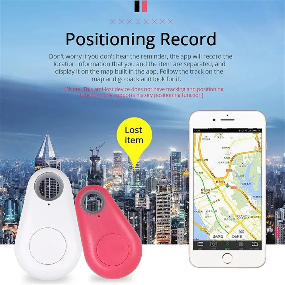 Mini GPS Tracker Smart Anti-Lost Alarm for Pets, Kids, Bags, Wallets & Keys – Wireless Locator
