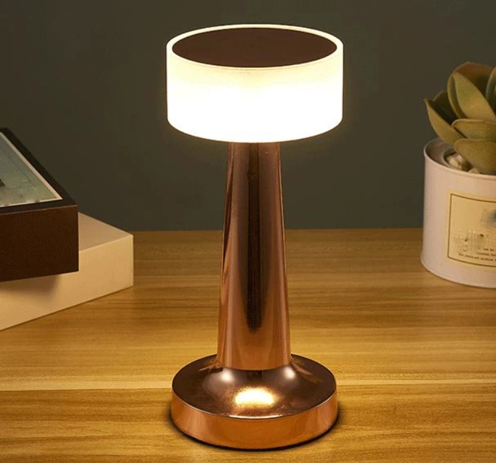 Stylish LED Table Lamp – Rechargeable Touch Night Light for Bedroom, Desk & Ambient Home Lighting