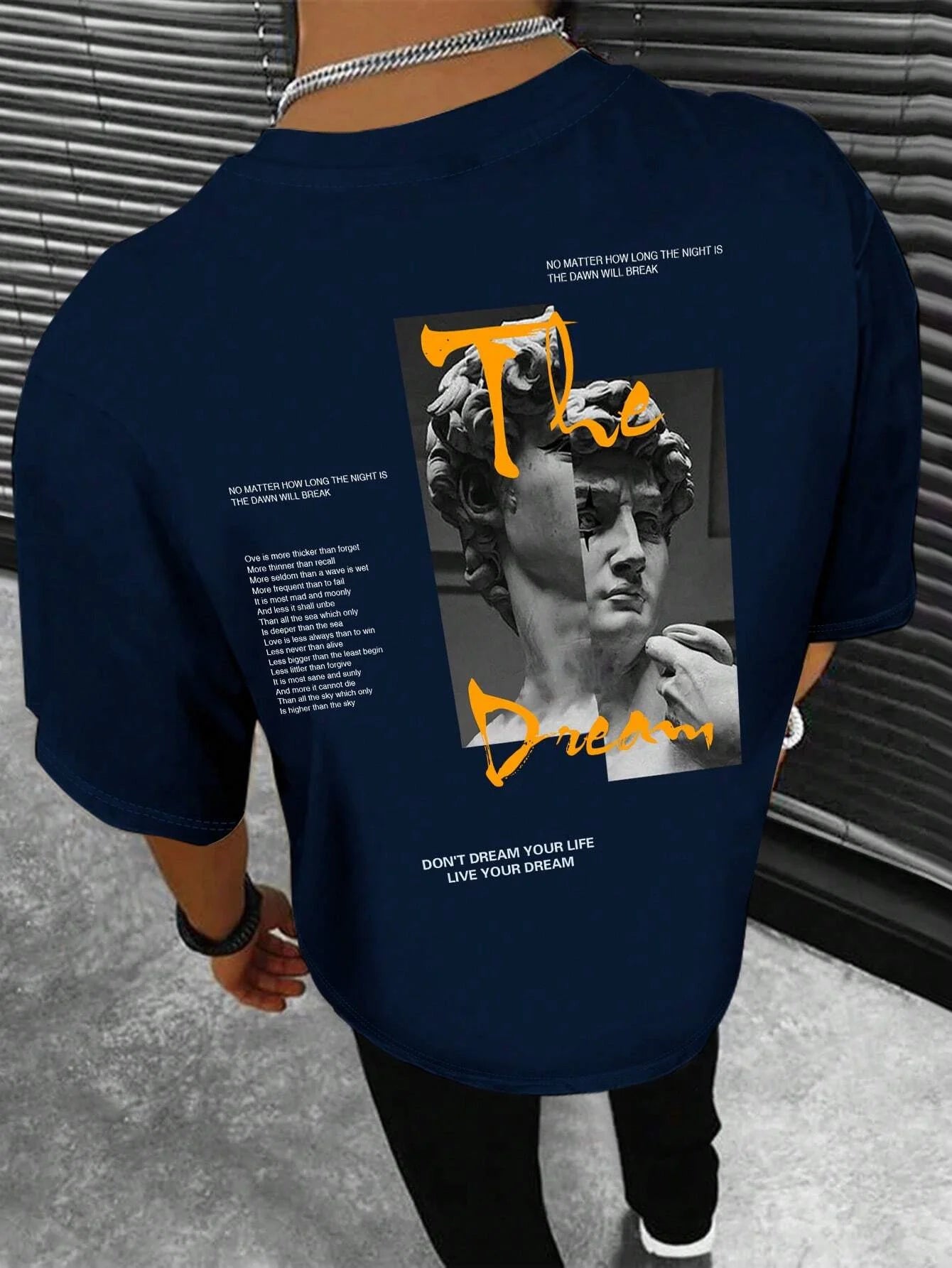 Don't Dream Your Life Live Your Dream Men’s Summer T-Shirt – Bold Style Meets All-Day Comfort