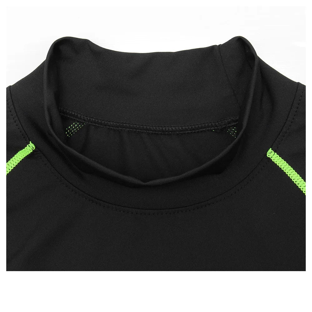 Long Sleeve Men’s Compression T-Shirt – Quick Dry Gym Top for Fitness, Running & Bodybuilding