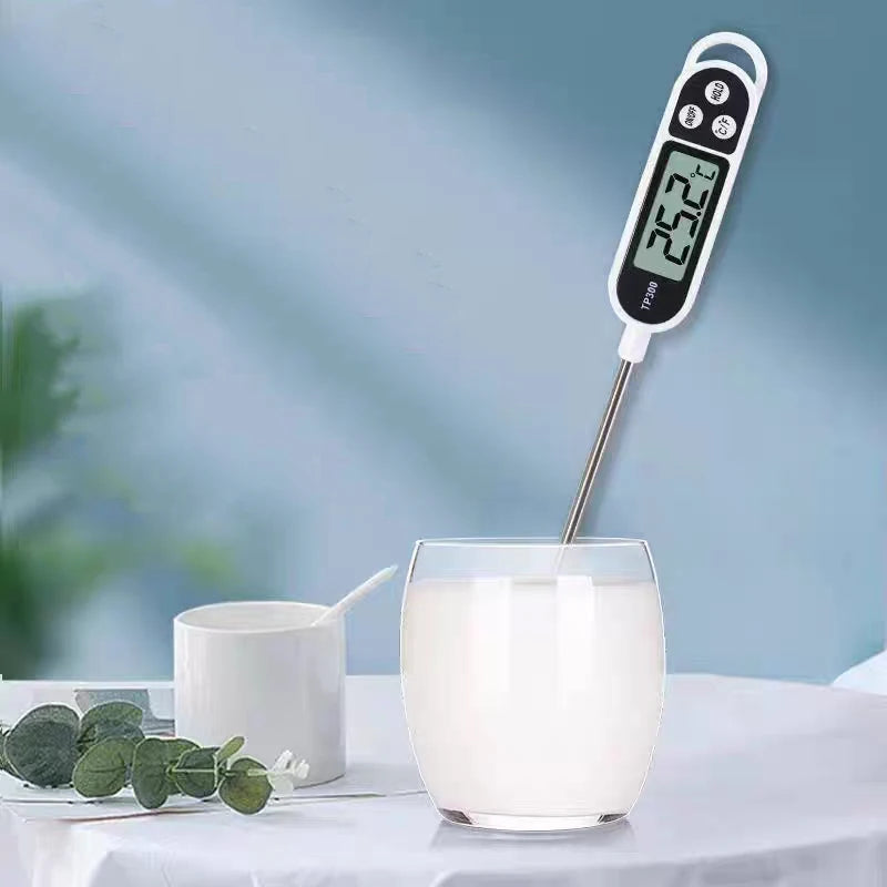 Digital Probe Food Thermometer Kitchen Meat Milk Cooking BBQ TP300 Electronic Temperature Gauge