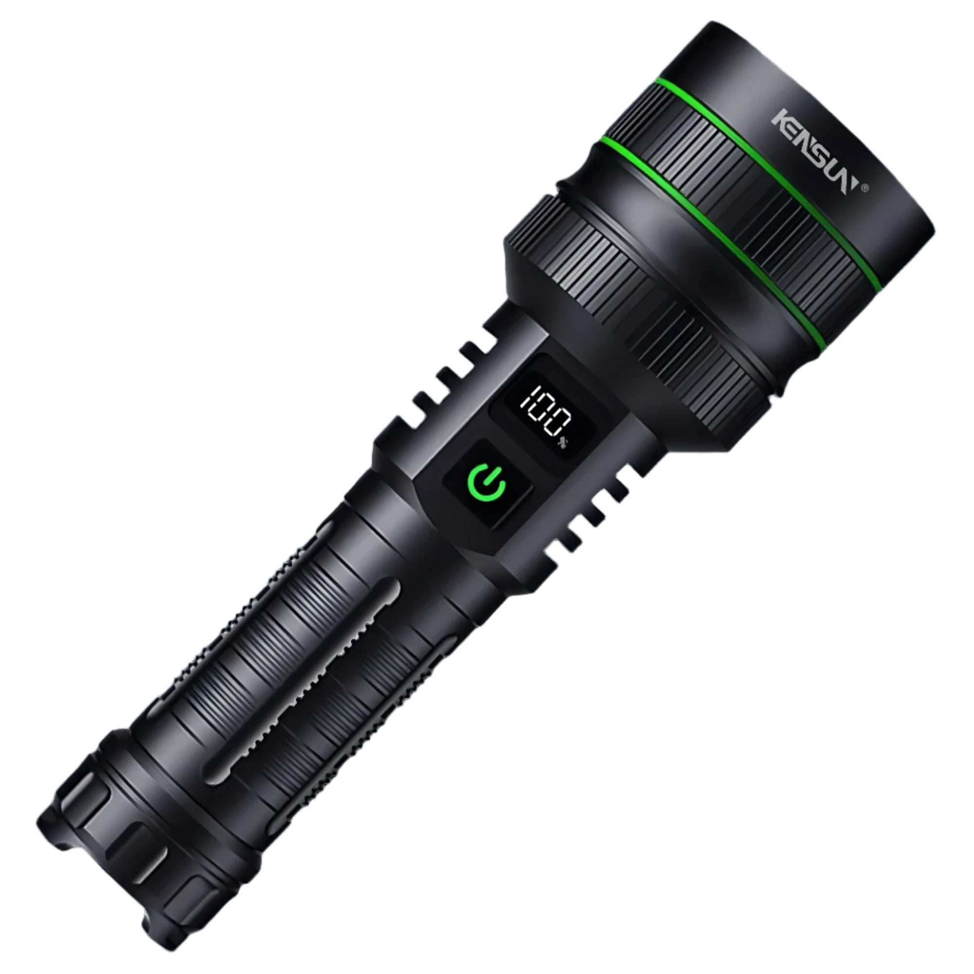 Most Powerful Long-Shot Led Flashlight – Zoomable Camping Torch With Built-In 26650 Battery & High Power
