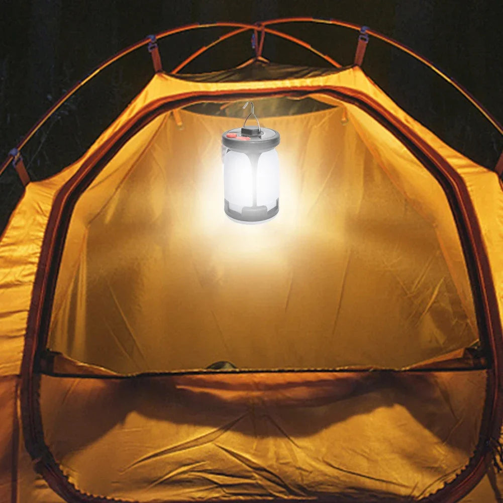 Rechargeable LED Camping Lantern – Folding Floodlight with 3 Light Modes for Outdoor Adventures