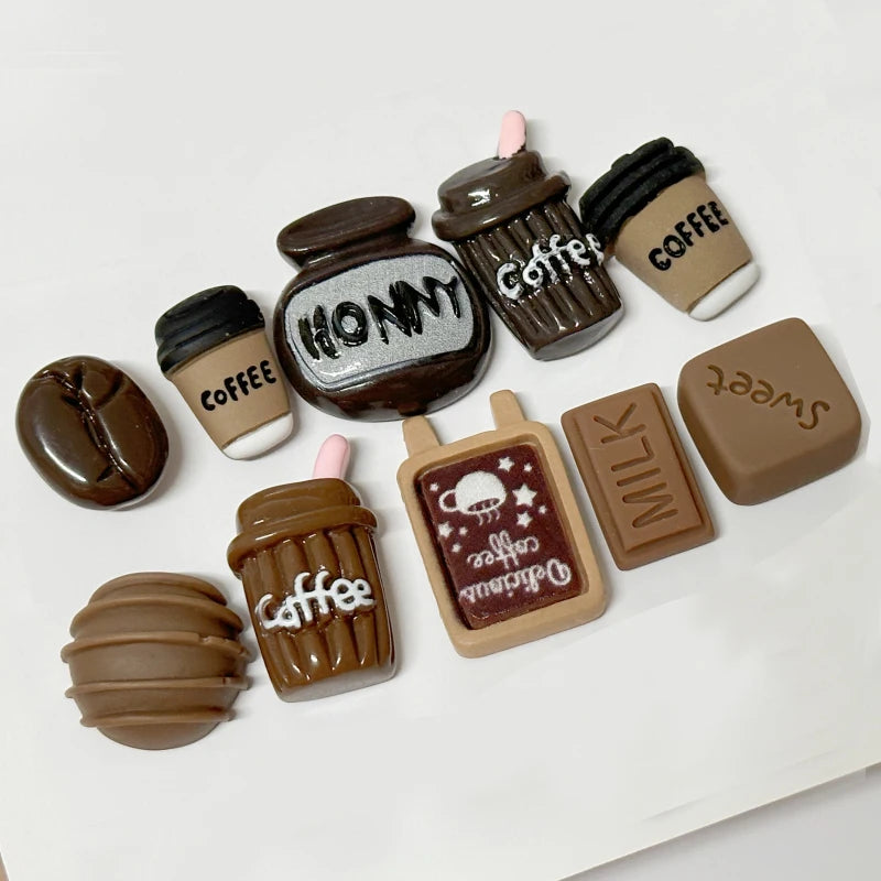 Kawaii Cartoon 8 Pcs Food Refrigerator Magnets, Cute Decorative Fridge Magnets for Home & Office