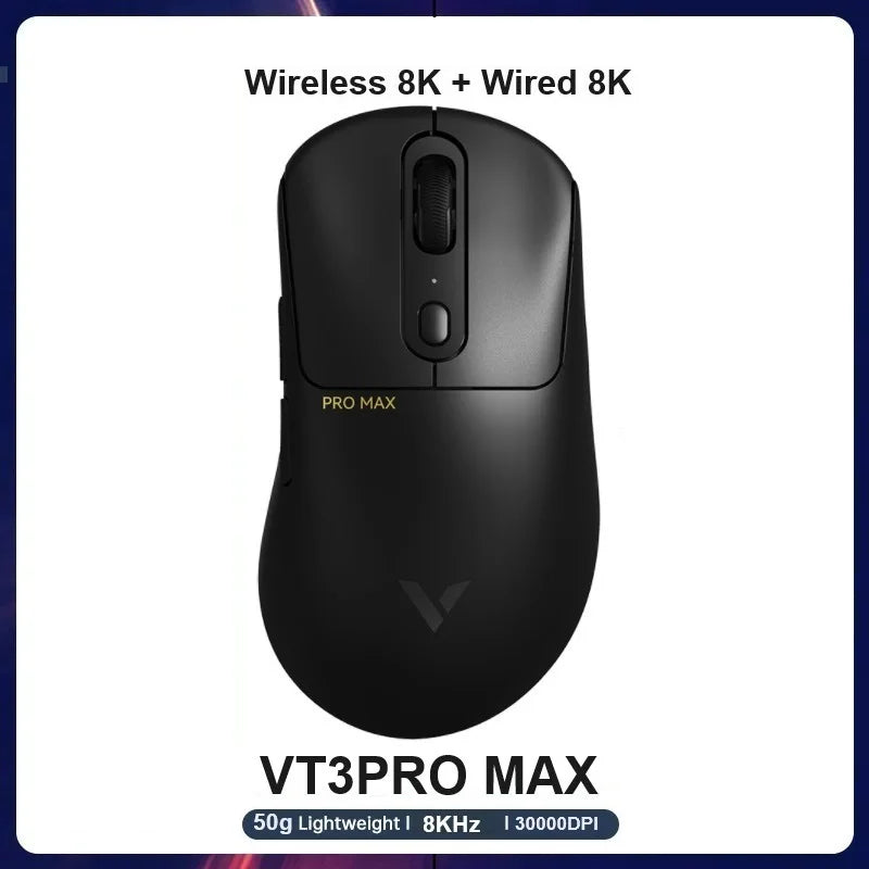 RAPOO VT3Pro Wireless Gaming Mouse 59g Lightweight 26000DPI 8KHz Polling 9 Programmable Buttons
