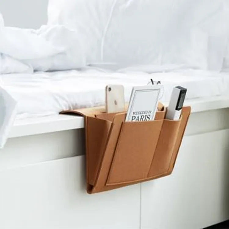 Bedside, Living Room Hanging Storage Bag for Books, Mobile Phones, Remotes, Tissues and Accessories