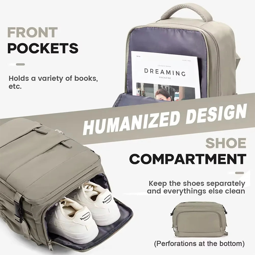 Waterproof Backpack 40x20x25 Cabin Bag Airplane Travel Laptop Bag Casual Hand Luggage