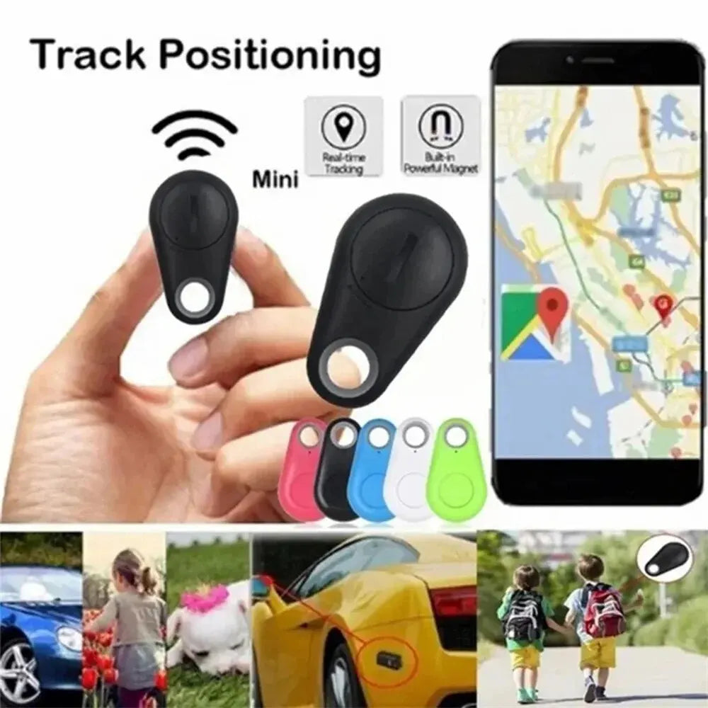 Mini GPS Tracker Smart Anti-Lost Alarm for Pets, Kids, Bags, Wallets & Keys – Wireless Locator