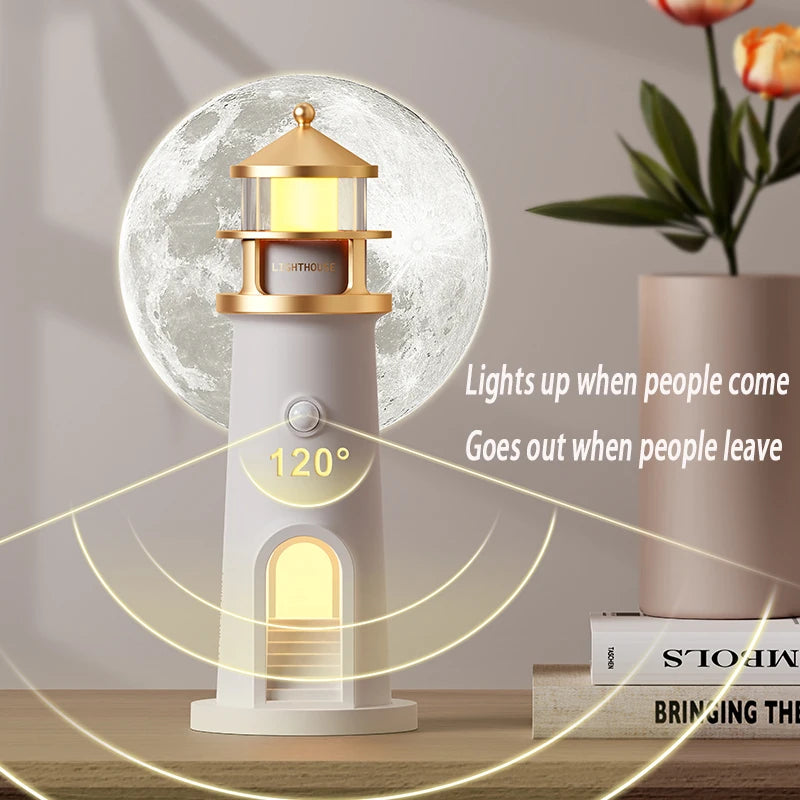 Moon lamp night light with Bluetooth speaker, remote control, motion sensor and ambient light