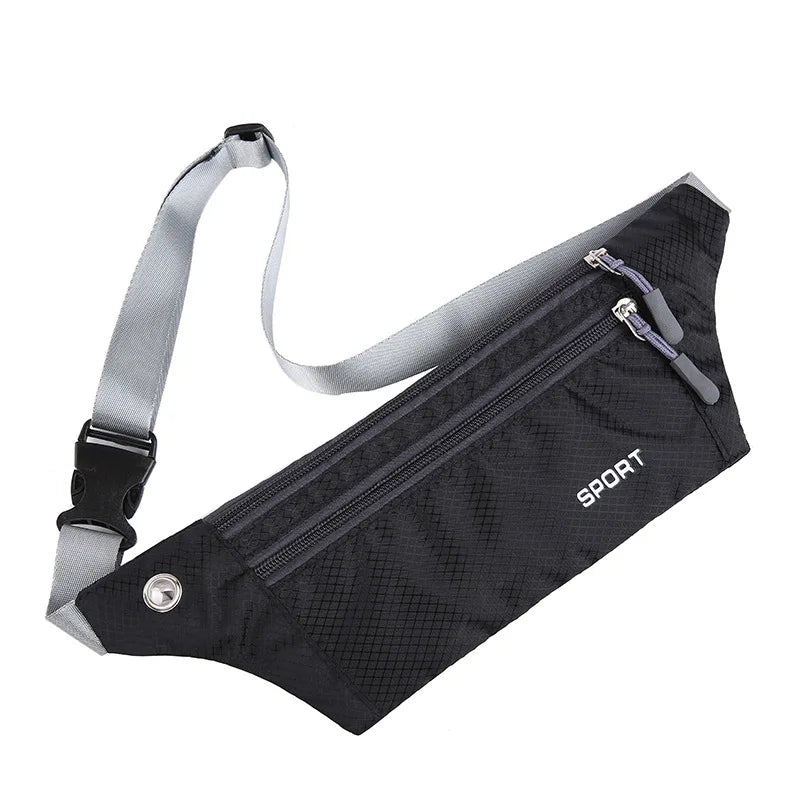 Waterproof Nylon Waist Bag Chest Pack Shoulder Crossbody Sports Travel Belt Bag for Men Women