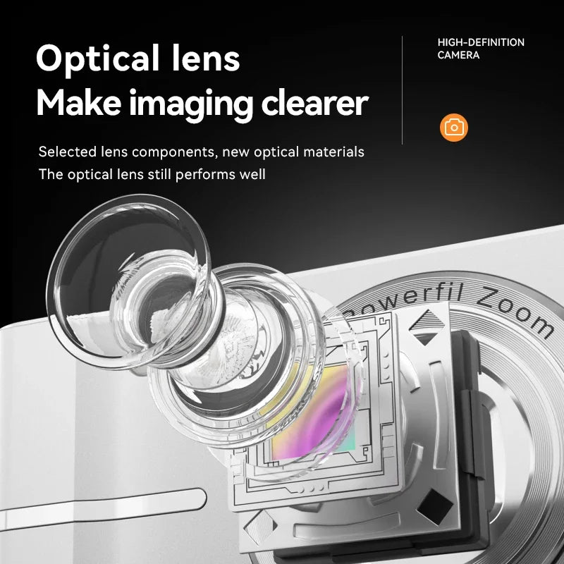 XIAOMI 4K Digital Camera 50MP 16X Zoom Outdoor Anti-Shake Video Recorder Waterproof Shockproof