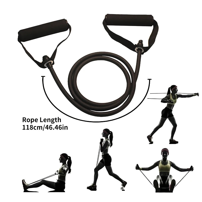 Resistance Bands with Handles for Strength Training, Home Workout Bands for Men & Women