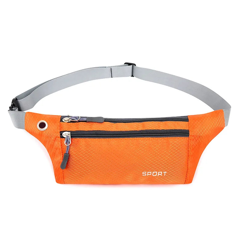 Waterproof Nylon Waist Bag Chest Pack Shoulder Crossbody Sports Travel Belt Bag for Men Women