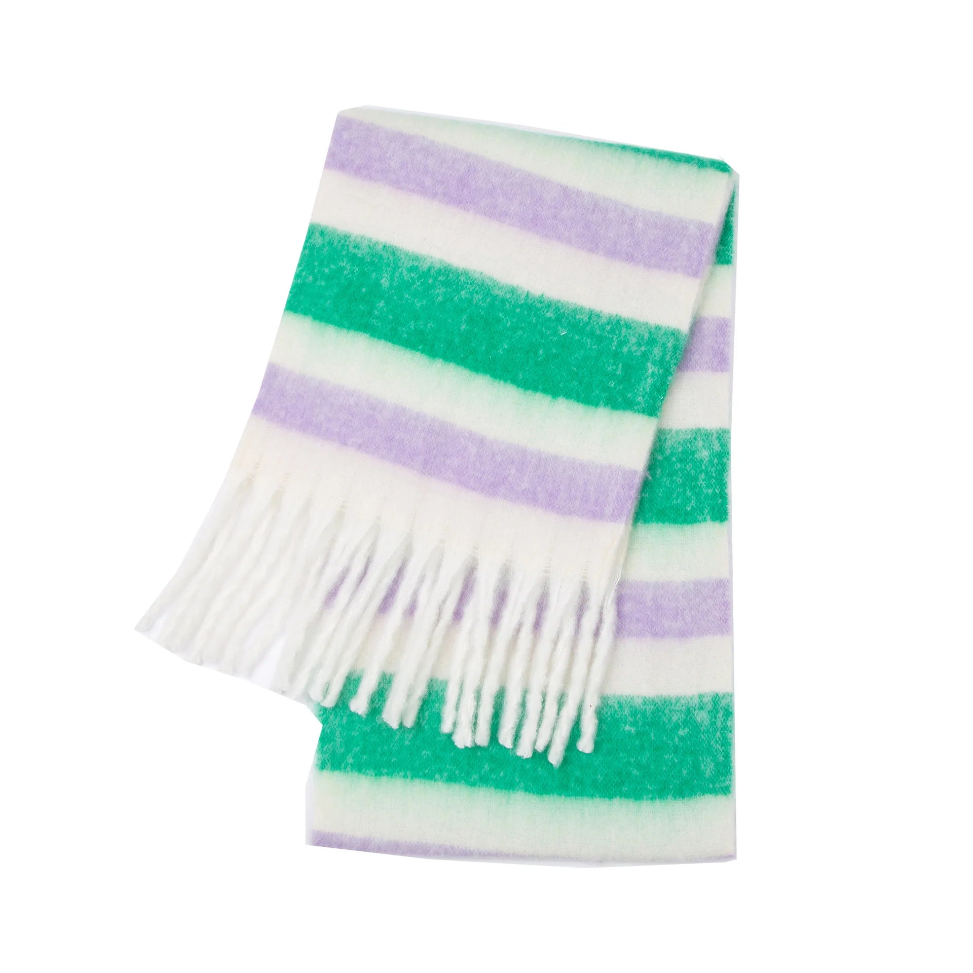Women's Winter Cashmere Shawl & Warm Plaid Pashmina Scarf with Tassels – Stylish & Cosy