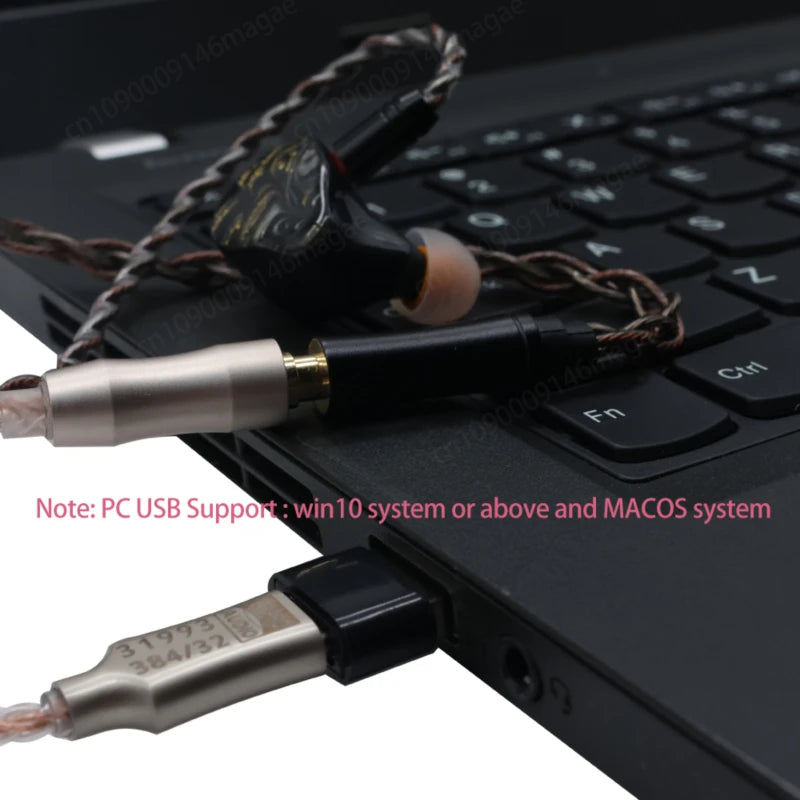 Grave Audio DA06 HiFi USB DAC – Type-C to 3.5mm Headphone Amplifier & Audio Decoder for IEMs