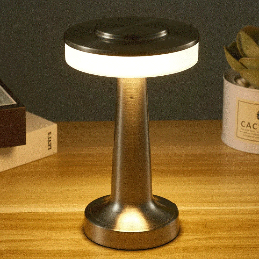 Stylish LED Table Lamp – Rechargeable Touch Night Light for Bedroom, Desk & Ambient Home Lighting