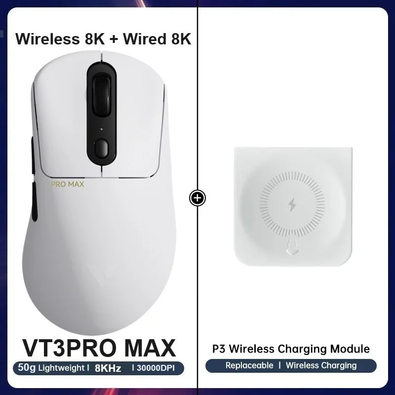 RAPOO VT3Pro Wireless Gaming Mouse 59g Lightweight 26000DPI 8KHz Polling 9 Programmable Buttons