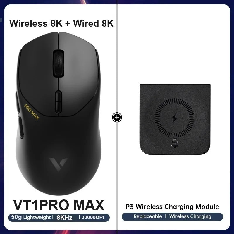 RAPOO VT3Pro Wireless Gaming Mouse 59g Lightweight 26000DPI 8KHz Polling 9 Programmable Buttons