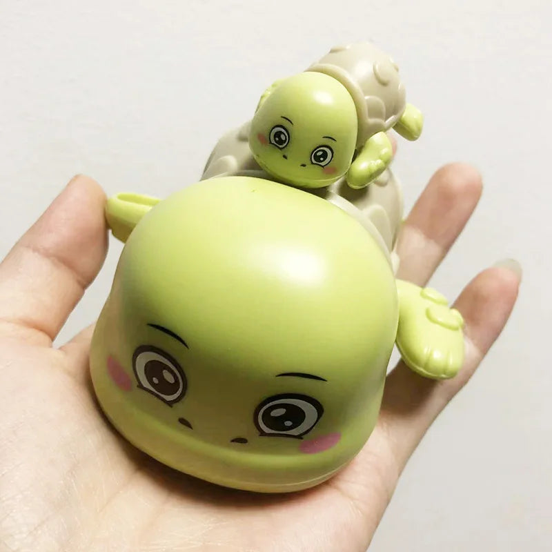 Baby Bath Toys Swimming Turtle Whale Clockwork Water Toys for Kids Bath Pool Beach Play