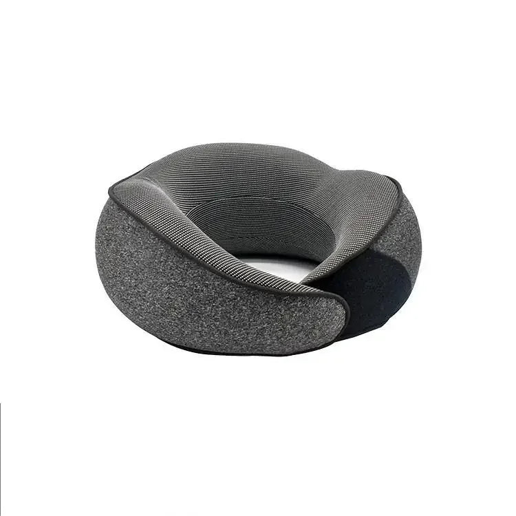 Travel Neck Pillow Memory Foam U-Shaped Adjustable Car Headrest Flight Train Office Rest Cushion