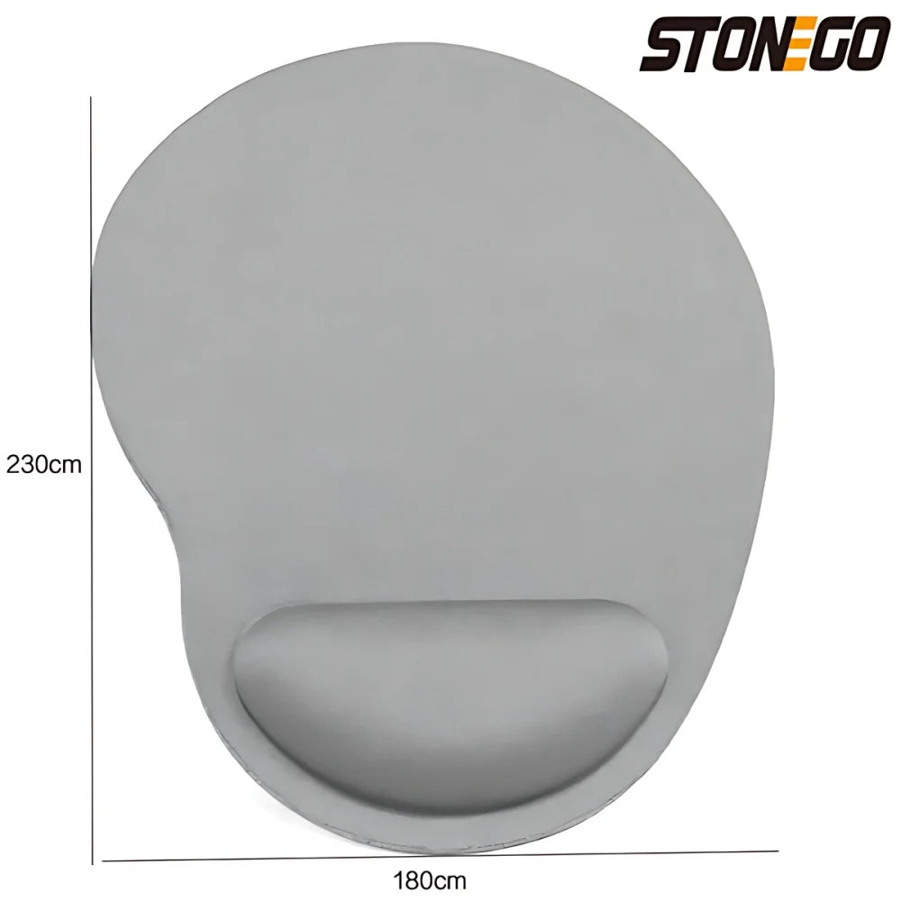 Ergonomic Laptop Mouse Pad with Wrist Support | Non-Slip Rubber Design for Office & Gaming