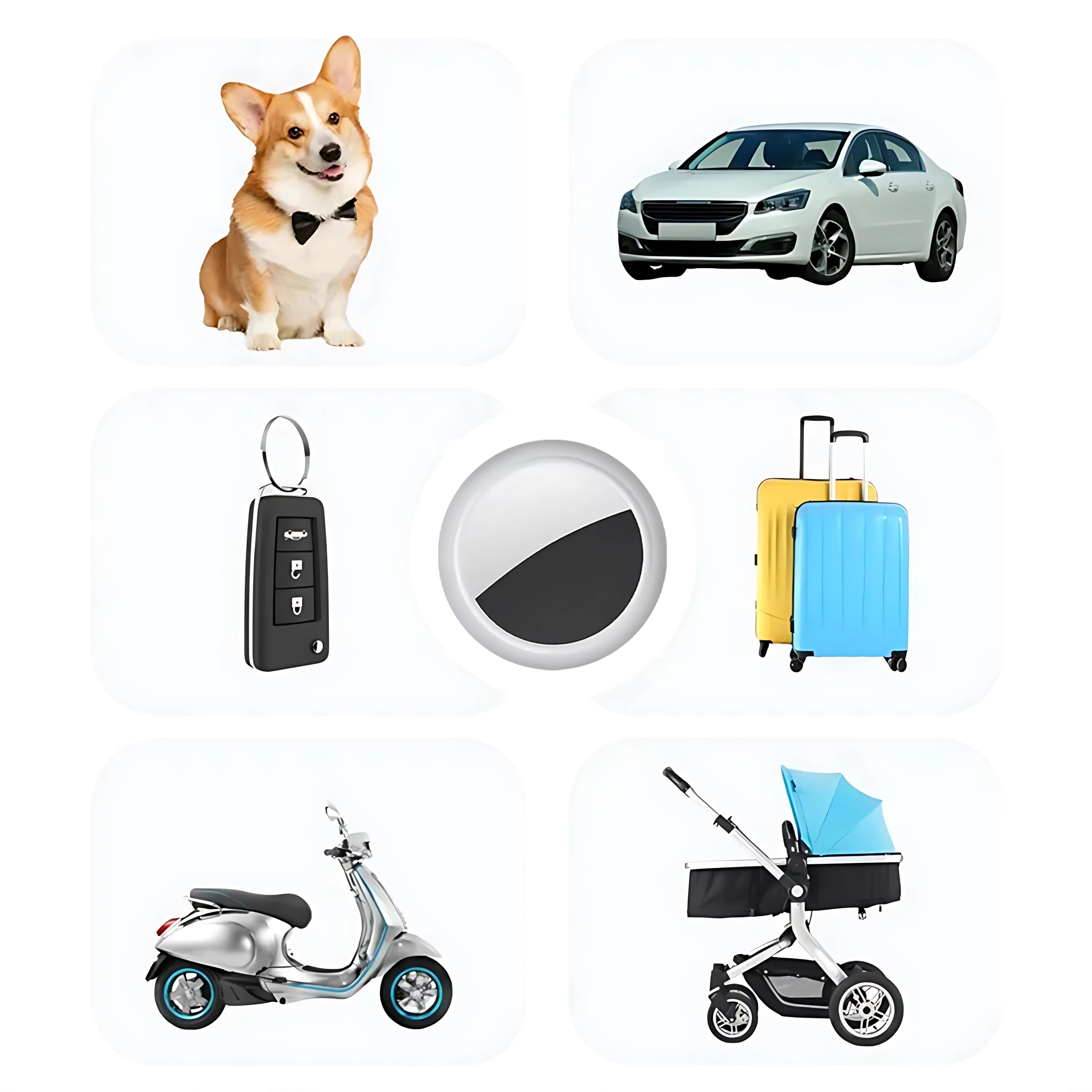 iTAG Mini Tracker Smart Tag Bluetooth 4.0 Locator for Keys, Pets, Wallets & Suitcases (iOS & Android)
