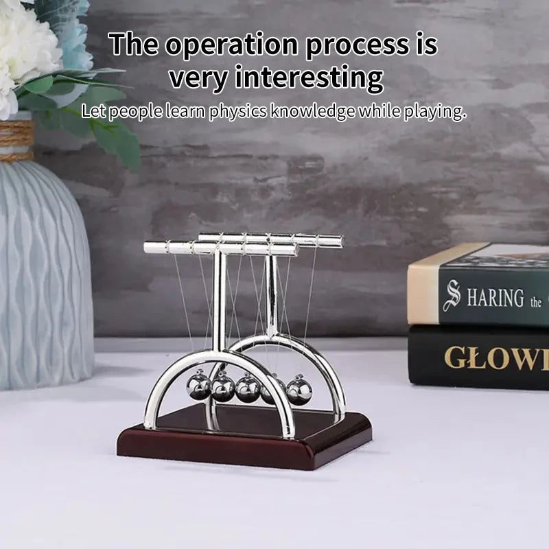 Magnetic levitation chaos pendulum physics desk gadget home office decor science gift for adults