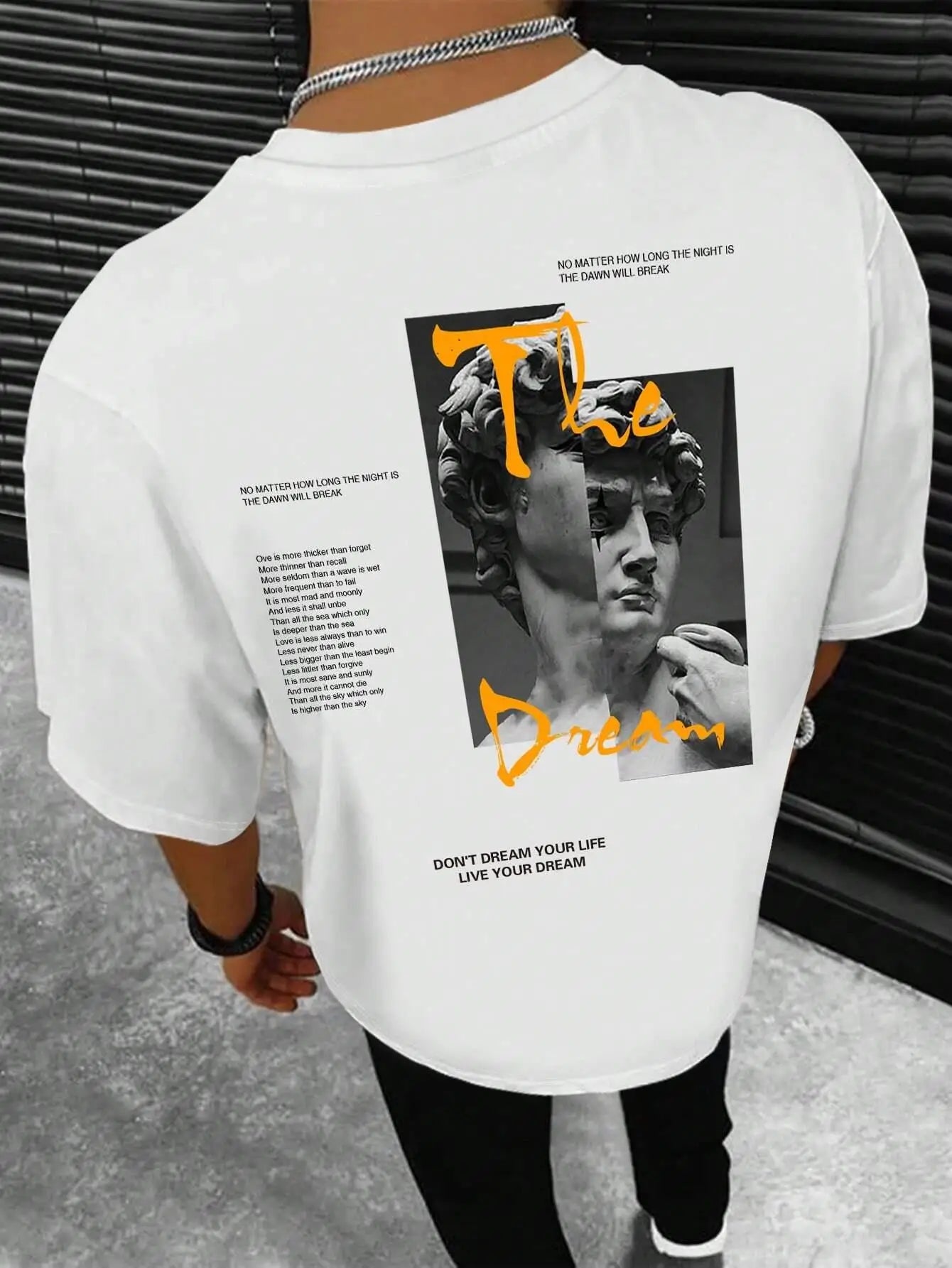 Don't Dream Your Life Live Your Dream Men’s Summer T-Shirt – Bold Style Meets All-Day Comfort