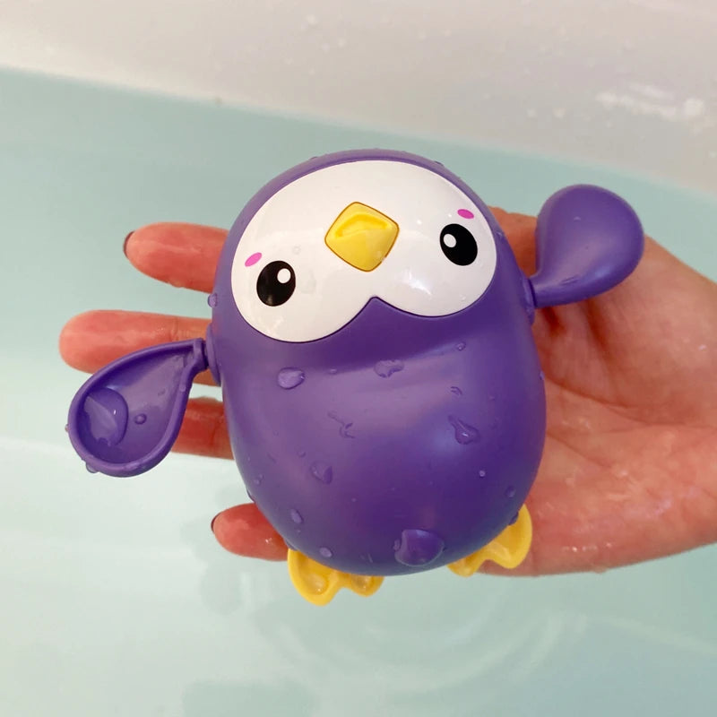 Baby Bathing Toy Water Spray Sprinkler Duck Penguin Egg Bath Shower Swimming Toy for Kids