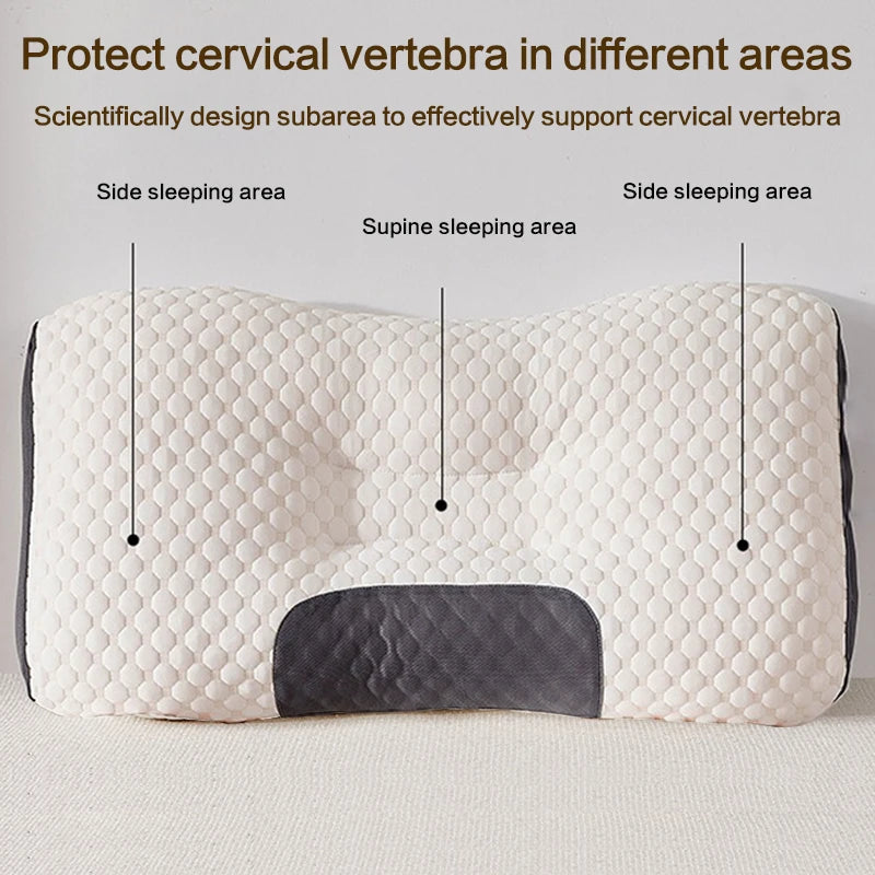 MOYU Cervical Neck Pillow for Sleeping, Orthopedic Neck Support, Memory & Massage Pillow Adult
