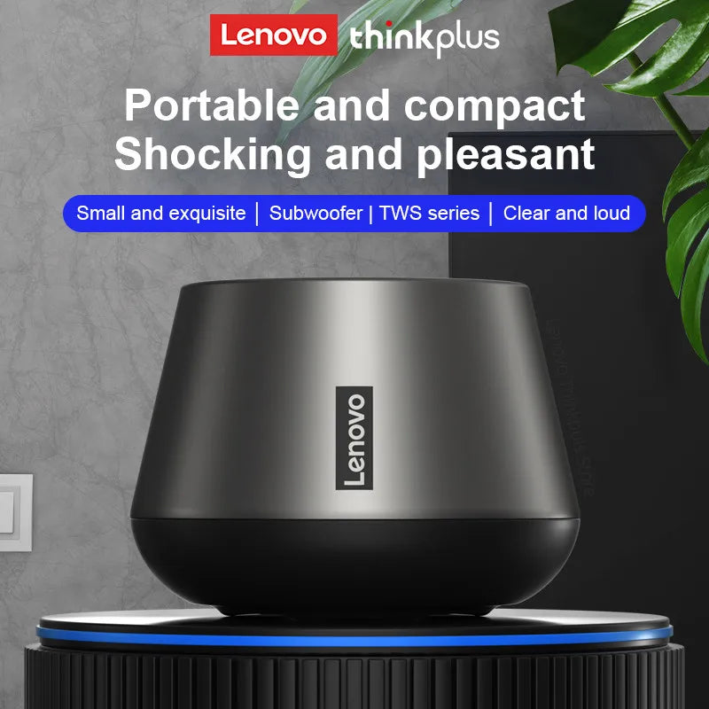 Lenovo K3 Pro Bluetooth V5.0 Speaker – Compact, Stylish, Portable Wireless Sound with Bass Boost