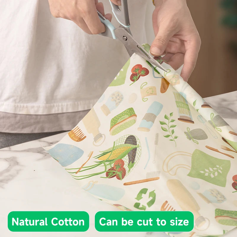 WEEDI Reusable Beeswax Wrap Roll – Sustainable, Eco-Friendly, Plastic-Free Everyday Food Storage.