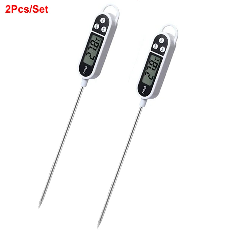 Digital Probe Food Thermometer Kitchen Meat Milk Cooking BBQ TP300 Electronic Temperature Gauge