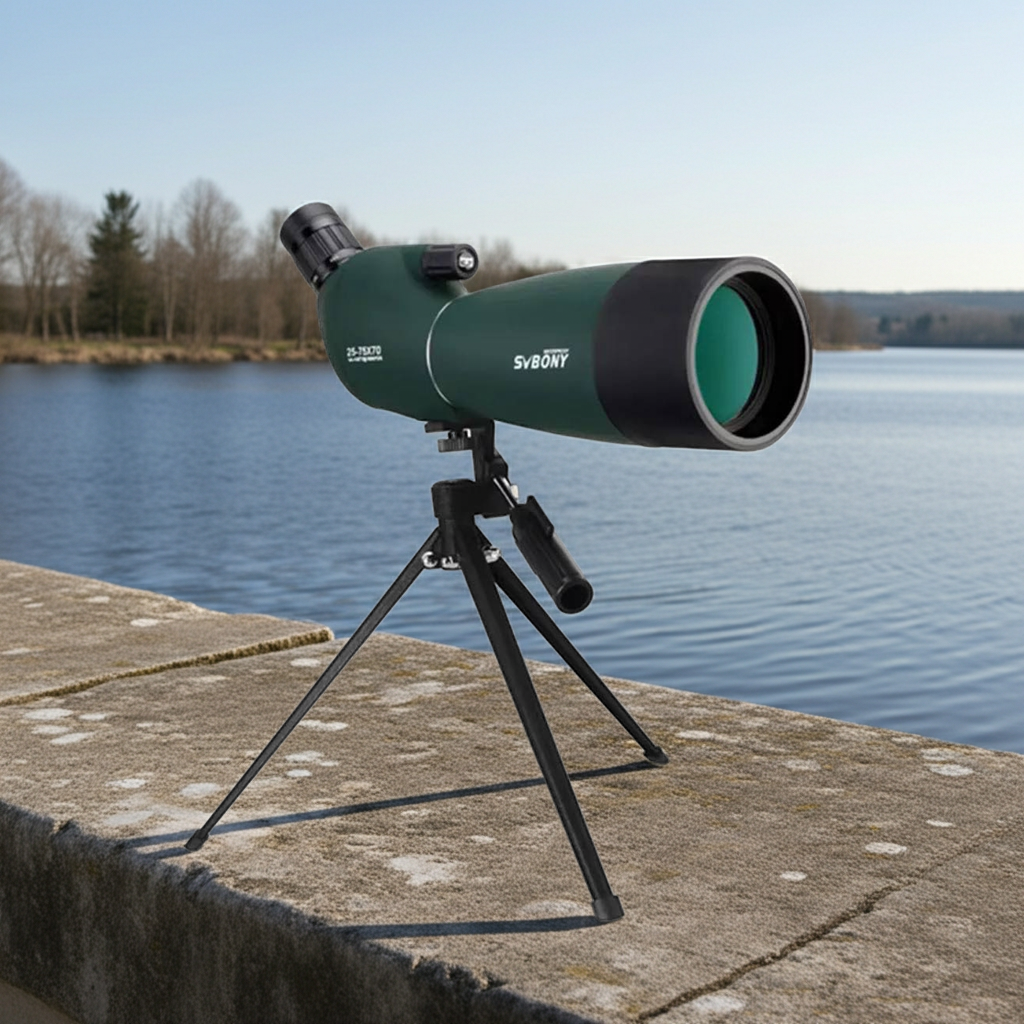 SVBONY 25-75x70 Spotting Scope Monocular Telescope FMC BAK4 Waterproof Zoom for Bird Watching