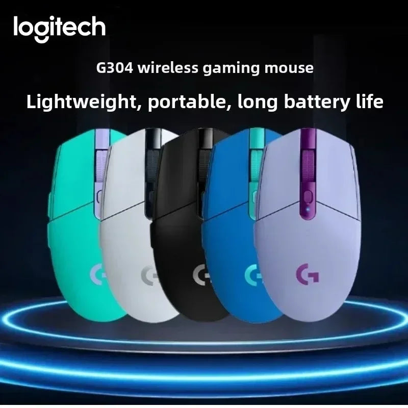 LOGITECH G304/G305 LIGHTSPEED Wireless Gaming Mouse HERO 12K Sensor 12000DPI 6 Programmable Buttons