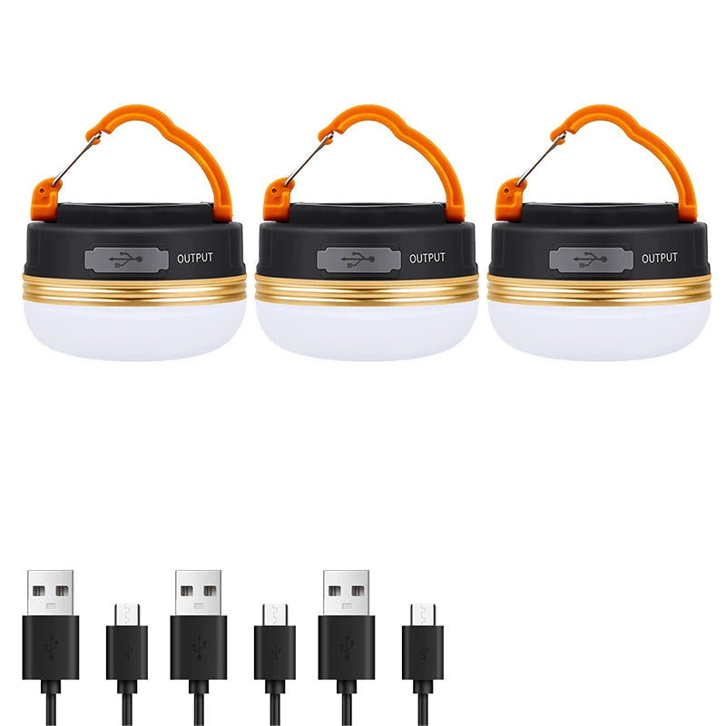 10W High Power LED Camping Lantern 1200mAh USB Rechargeable Waterproof Outdoor Tent Light NZ