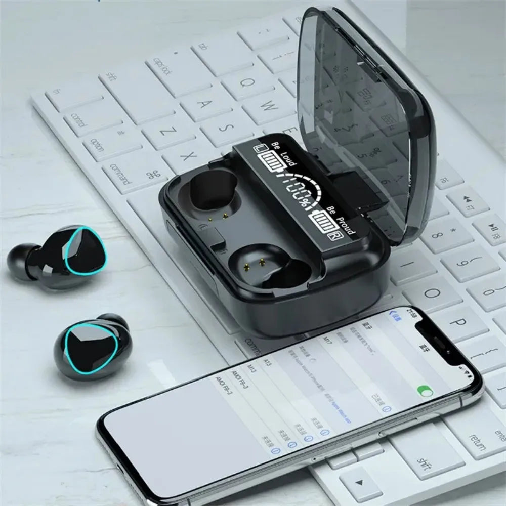 GICEICK M10 TWS Bluetooth 5.1 Earphones 3500mAh Charging Case Wireless Waterproof Sports Headset