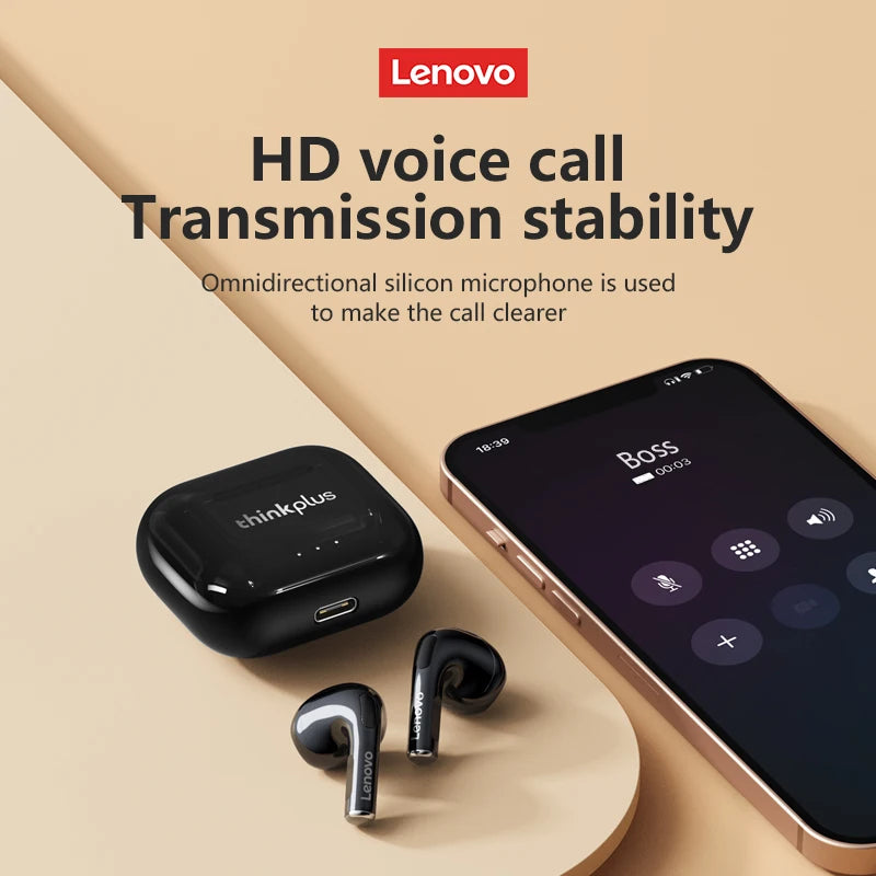 LENOVO LP40 II TWS Wireless Earphones Bluetooth 5.3 Noise Cancelling Sport Touch Control Bass