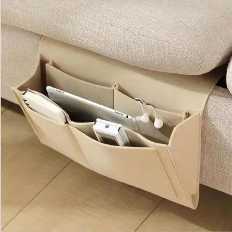 Bedside, Living Room Hanging Storage Bag for Books, Mobile Phones, Remotes, Tissues and Accessories