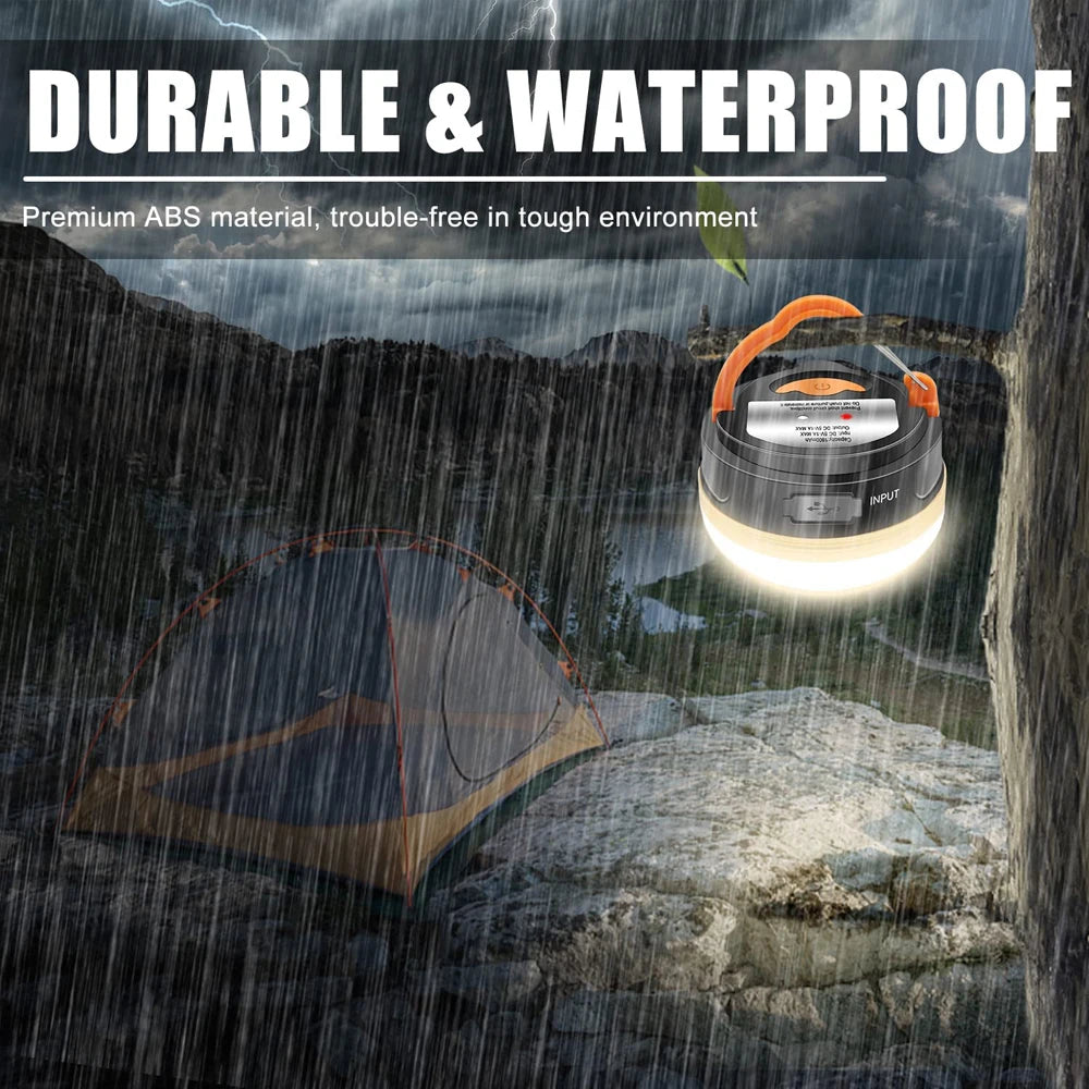 10W High Power LED Camping Lantern 1200mAh USB Rechargeable Waterproof Outdoor Tent Light NZ