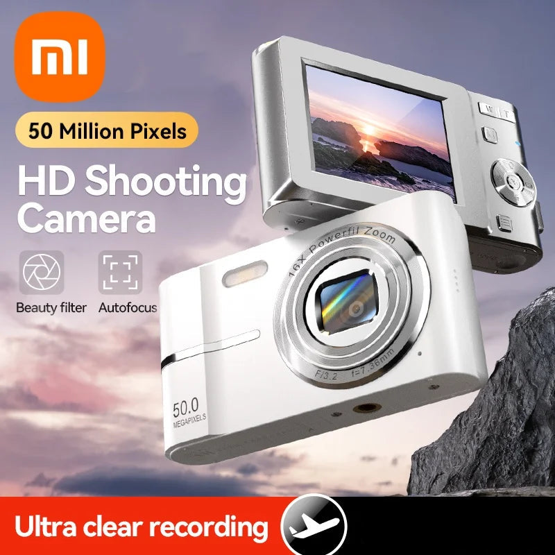 XIAOMI 4K Digital Camera 50MP 16X Zoom Outdoor Anti-Shake Video Recorder Waterproof Shockproof