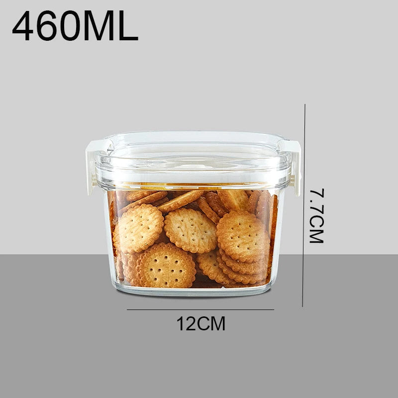 Vacuum Sealed Airtight Storage Jar Container for Tea, Cereals, Nuts & Kitchen Pantry Organisation