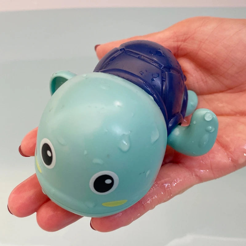 Baby Bath Toys Swimming Turtle Whale Clockwork Water Toys for Kids Bath Pool Beach Play